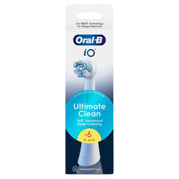 Oral-B iO Series Ultimate Clean elektromos fogkefe pótfej - 6 db