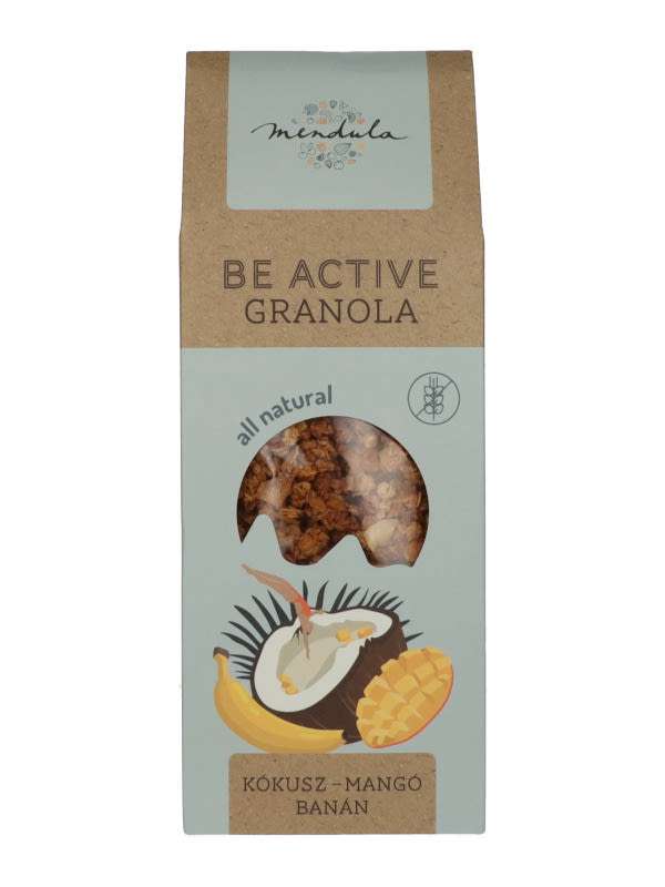 Mendula kókuszos-mangós-banános granola - 300 g