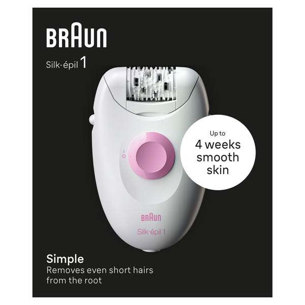 Braun Silk·épil 1 vezetékes epilátor /fehér, rózsaszín - 1 db