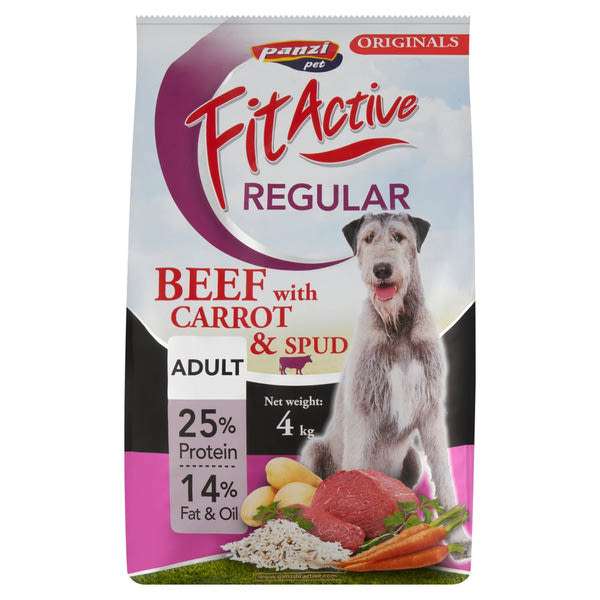 FitActive Originals Regular Adult szárazeledel felnőtt kutyáknak marhával - 4 kg