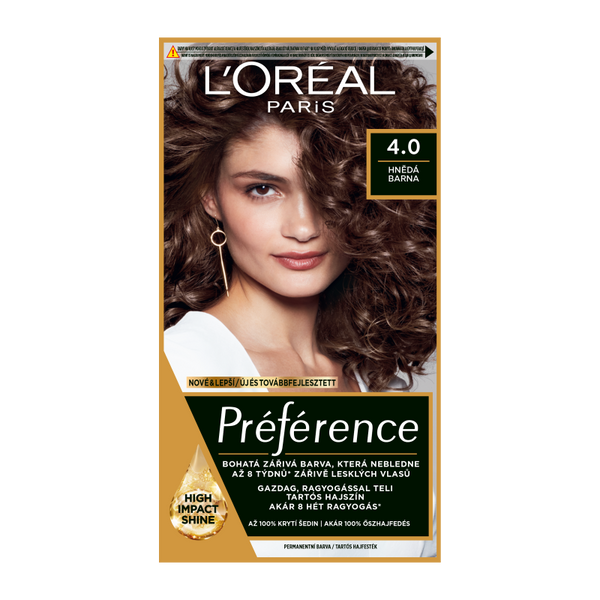 L'Oréal Paris Préférence hajfesték /4.0 barna - 1 db