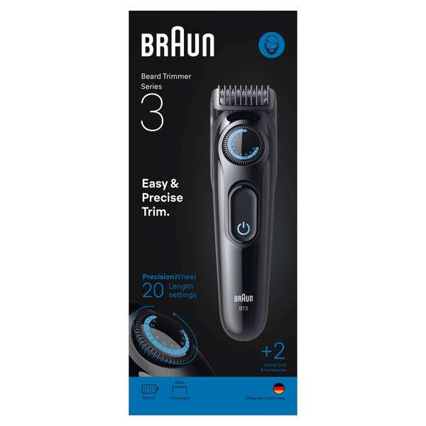 Braun Series 3 szakállvágó BT3500 /fekete - 1 db
