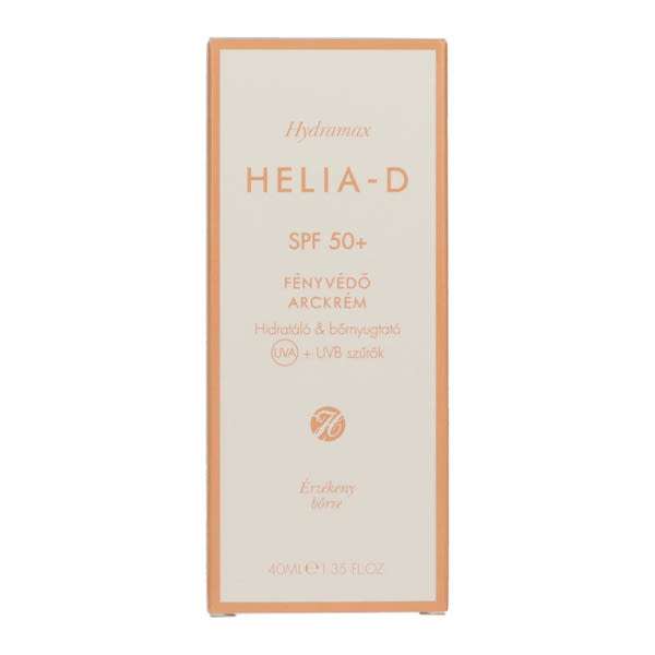 Helia-D Hydramax fényvédő arckrém érzékeny bőrre SPF50+ - 40 ml