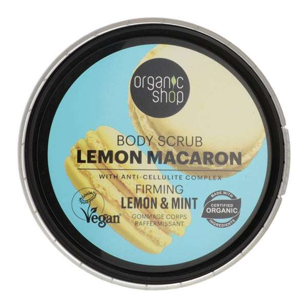 Organic Shop Lemon Macaron testradír - 250 ml