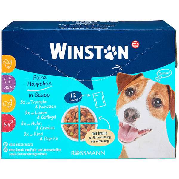 Winston multipack állatledel kutyáknak 12x100 g - 1200 g
