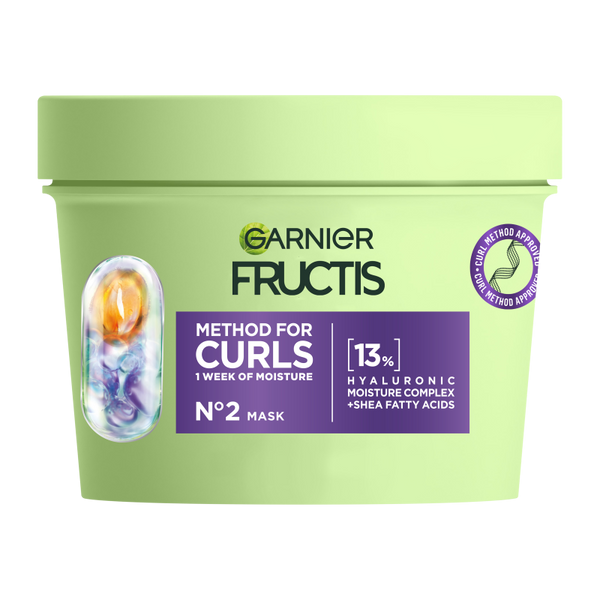Garnier Fructis Curls Method hajpakolás száraz, hullámos és göndör hajra - 370 ml