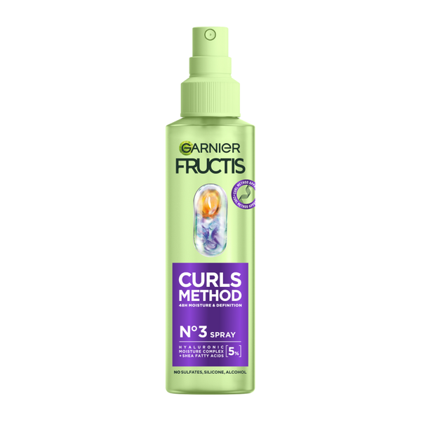 Garnier Fructis Curls Method spray száraz, hullámos és göndör hajra - 150 ml