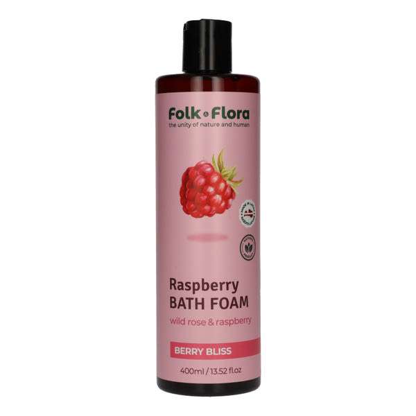 Folk&Flora habfürdő vadrózsával és málnával - 400 ml