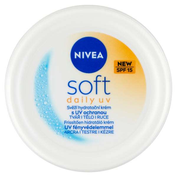 Nivea Soft Daily UV krém FF15 - 100 ml