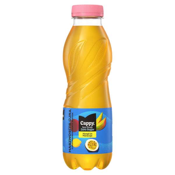 Cappy Ice Fruit Zero Sugar szénsavmentes mangó-maracuja ízű ital - 500 ml