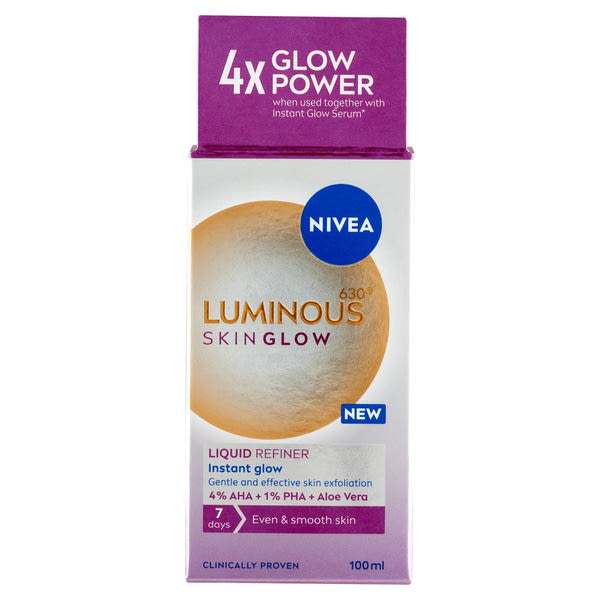 Nivea Luminous630 Skin Glow Liquid Refiner hámlasztó - 100 ml