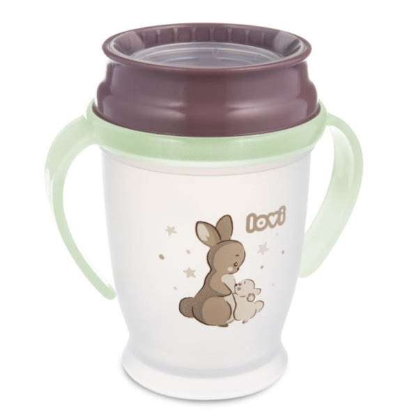 Lovi 360 Night&Day itatópohár /nyuszi - 250 ml