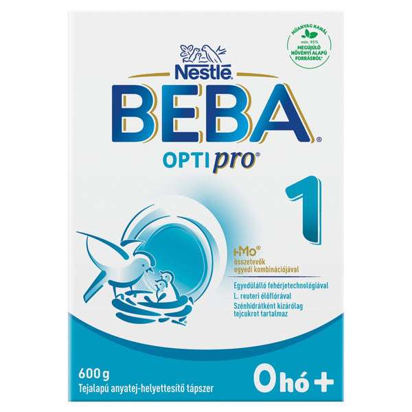 Beba Optipro 1 tejalapú anyatej-helyettesítő tápszer 0 hónapos kortól - 600 g