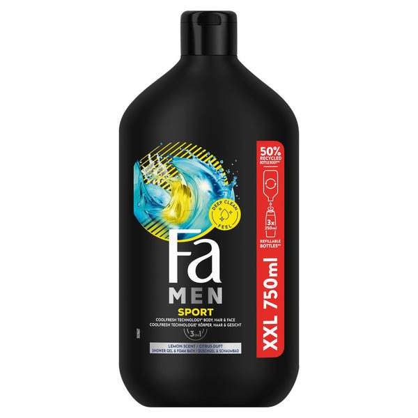 Fa Men Sport tus- és habfürdő - 750 ml