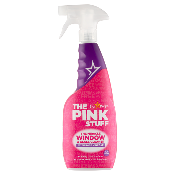 The Pink Stuff ablaktisztító spray rózsaecettel - 750 ml