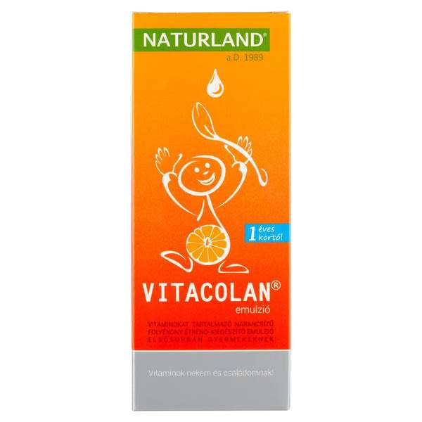 Naturland Vitacolan emulzió 1 éves kortól - 250 ml