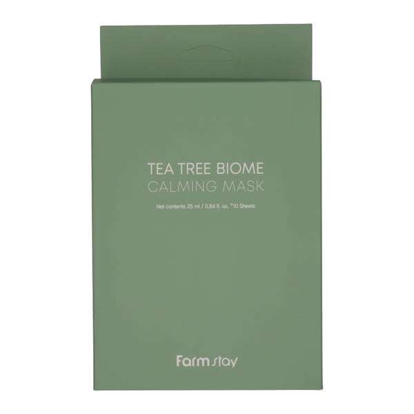 Farmstay nyugtató arcmaszkok teafával - 10 db x 25 ml