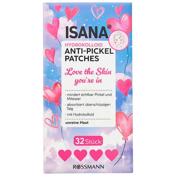 Isana Hydrokolloid pattanások elleni tapasz - 32 db