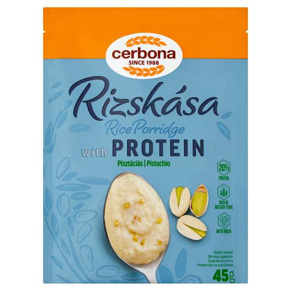 Cerbona fehérjében gazdag pisztáciás rizskása - 45 g