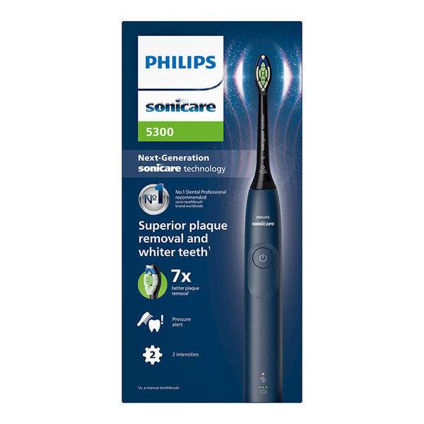 Philips Sonicare Series 5300 HX7103/01 szónikus elektromos fogkefe /sötétkék - 1 db