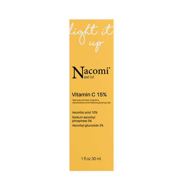 Nacomi Next lvl kiegyensúlyozó szérum 15% C-vitaminnal - 30 ml