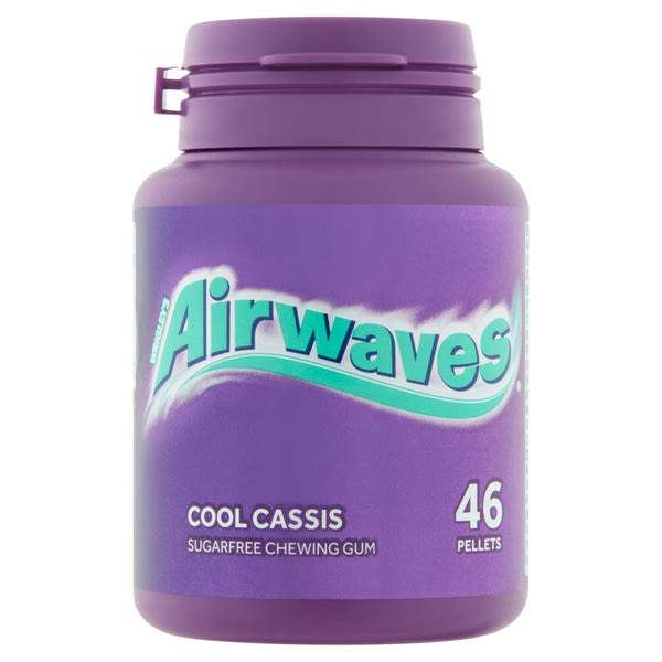 Airwaves Feketeribizli Bottle rágó - 64 g