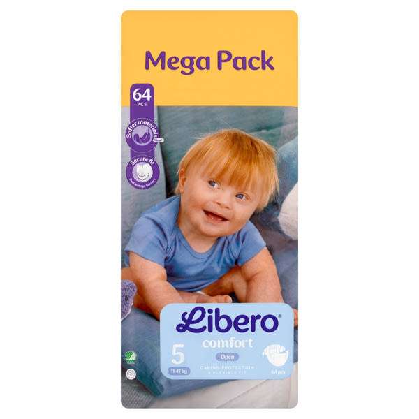 Libero Comfort Mega Pack nadrágpelenka 5-ös méret 11-17 kg - 64 db