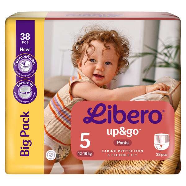 Libero Jumbo Up&Go bugyipelenka 5-ös méret 12-38 kg - 38 db
