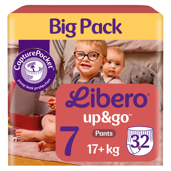 Libero Jumbo Up&Go bugyipelenka 7-es 17+kg - 32 db