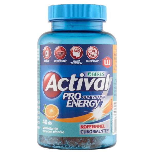 Béres Actival Pro Energy gumivitamin - 40 db