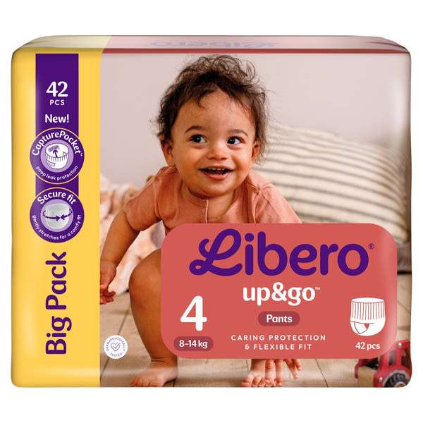 Libero Jumbo Up&Go bugyipelenka 4-es méret 8-14 kg - 42 db