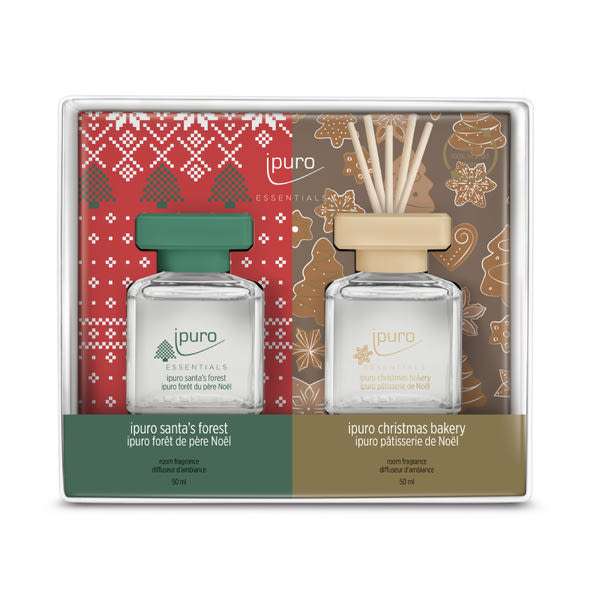 Ipuro Essentials pálcás illatosító /santa's forest & christmas bakery 2x50ml - 100 ml