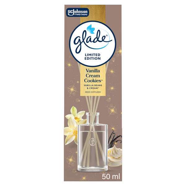 Glade Reed Diffuser pálcás illatosító vaníliás süti illattal - 50 ml
