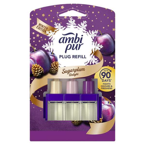 Ambi Pur 3Volution Sugarplum Delight elektromos légfrissítő utántöltő - 20 ml