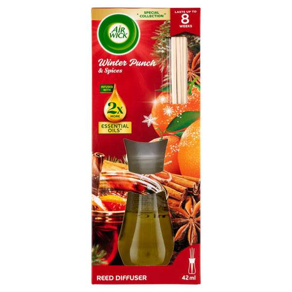 Air Wick pálcás illatosító téli puncs illattal - 42 ml