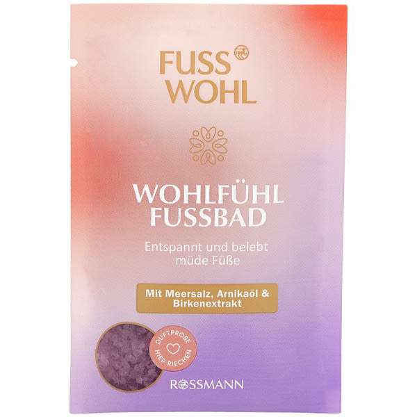 Fuss Wohl Wohlfühl fürdősó lábfürdőhöz - 40 g