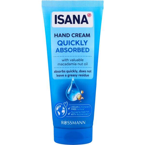 Isana gyorsan beszívódó kézkrém - 100 ml