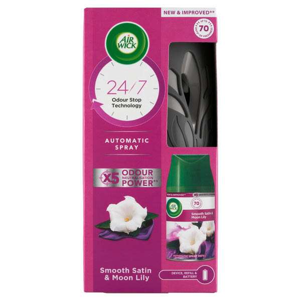 Air Wick Freshmatic Smooth & Moon Lily automata légfrissítő készülék - 250 ml