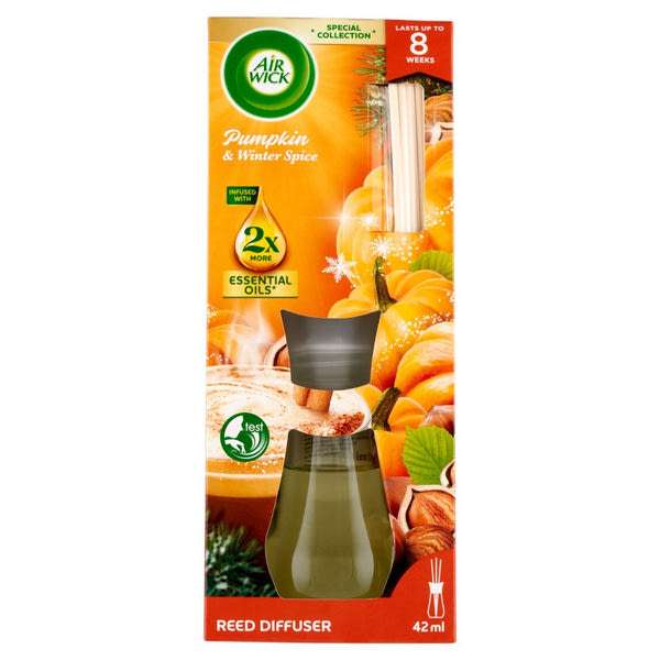 Air Wick Pumpkin & Winter Spice pálcikás légfrissítő folyadék - 42 ml