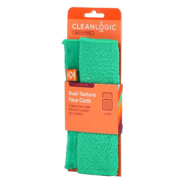Cleanlogic kettős textúrájú arctörlő kendő érzékeny bőrre - 1 db