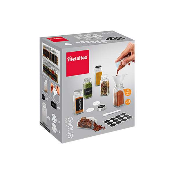 Metaltex Shake Line fűszertartó szett - 1 db