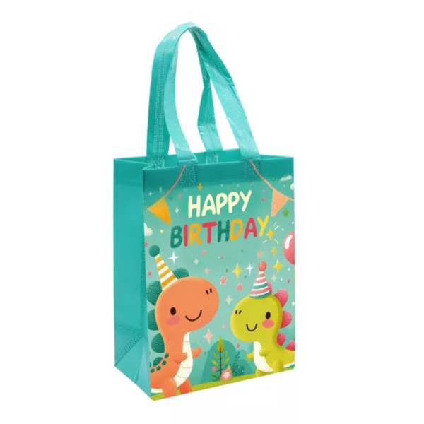 Bevásárlótáska kicsi dínó mintával 26x20 cm - 1 db