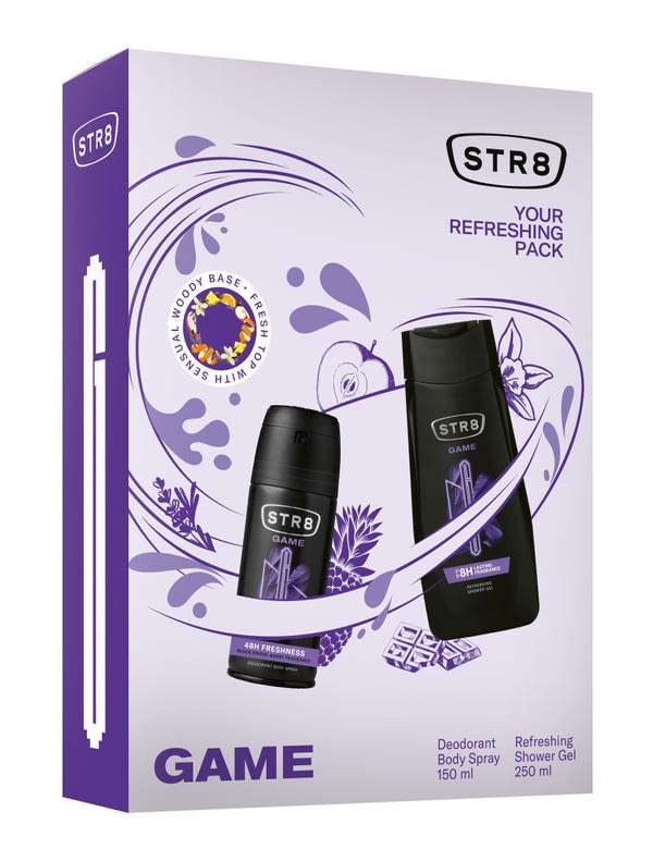 STR8 Game dezodor és tusfürdő ajándékcsomag - 1db