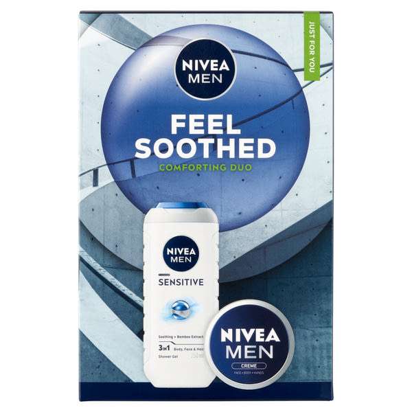 NIVEA MEN Feel Soothed Comforting Duo ajándékcsomag - 1 db