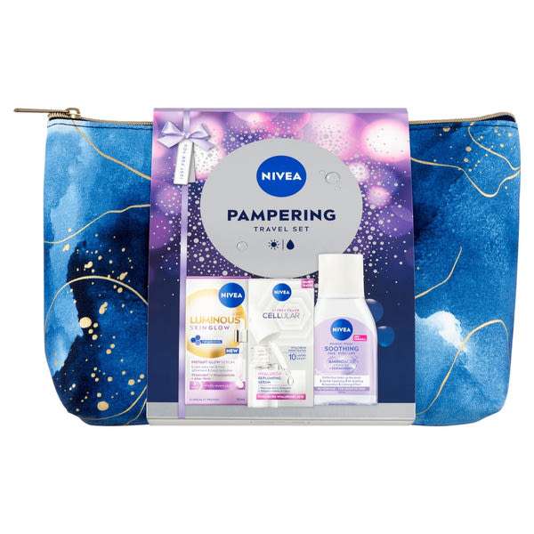 NIVEA Pampering Travel Set ajándékcsomag - 1 db