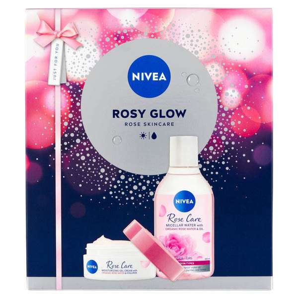 NIVEA Rosy Glow Rose Skincare ajándékcsomag - 1 db