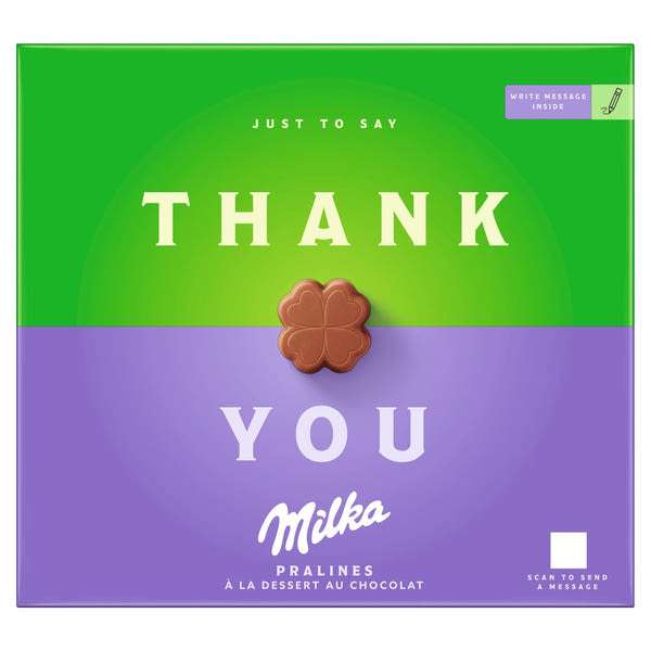 Milka Thank You csokikrémes csokoládé - 110 g
