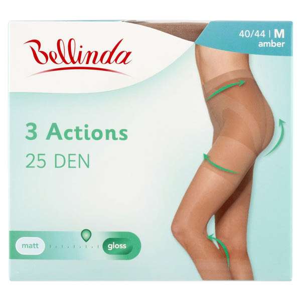 Bellinda 3Actions harisnyanadrág 25den /amber M - 1 db