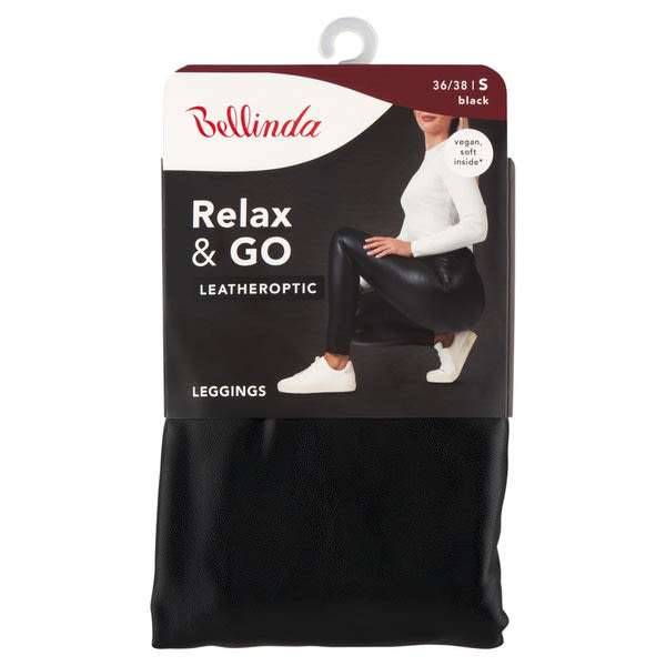 Bellinda Leatheroptic leggings /fekete S - 1 db