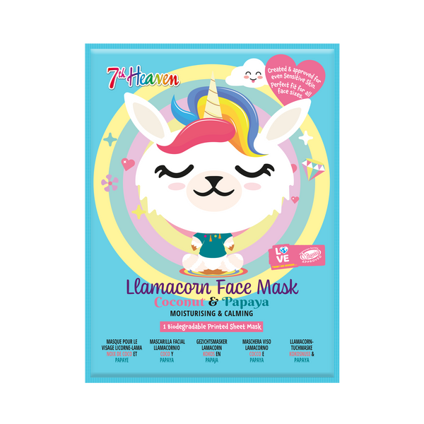 7th Heaven Lamacorn arcmaszk - 1 db